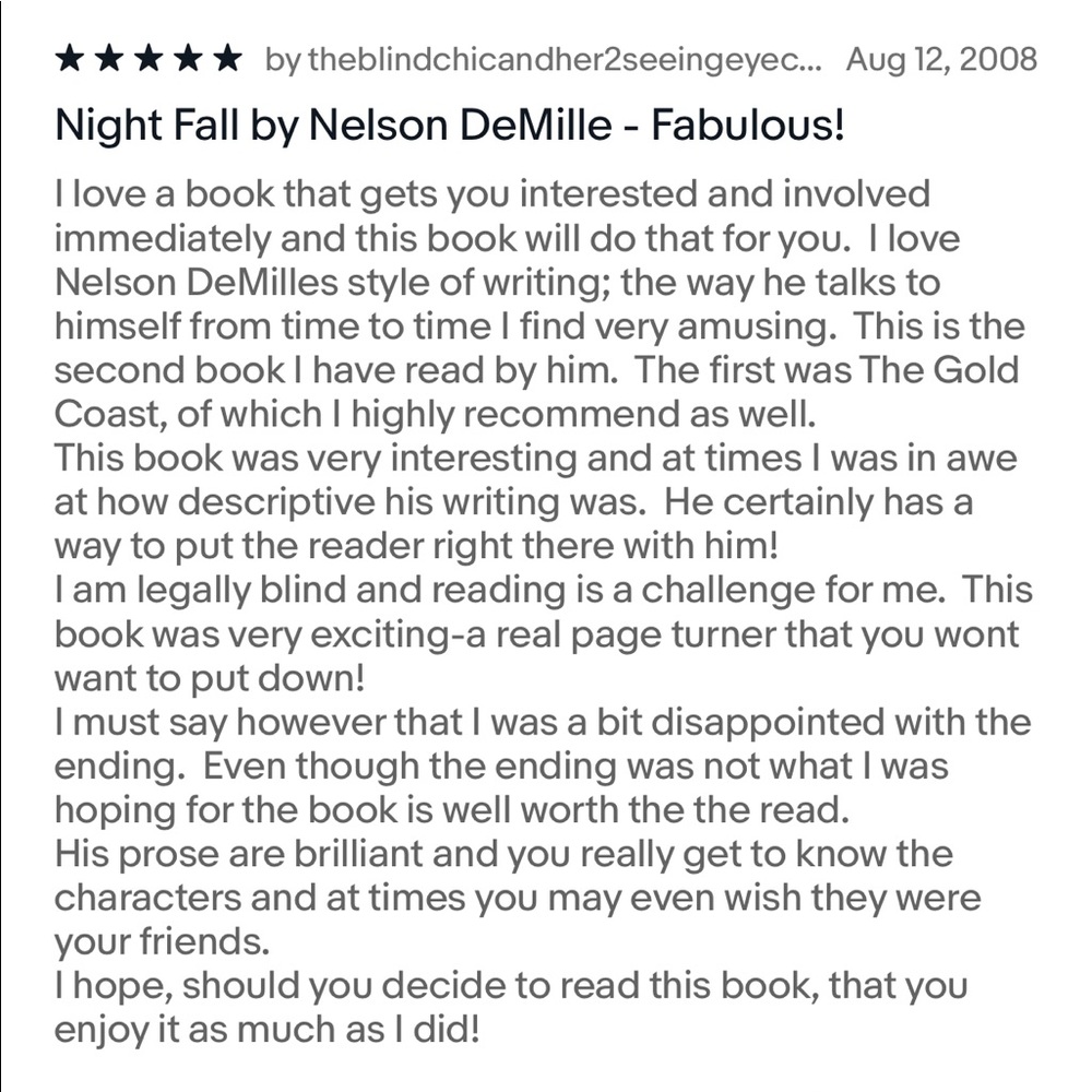 NIGHT FALL by Nelson DeMille Hardcover NEW Book - Picture 10 of 15